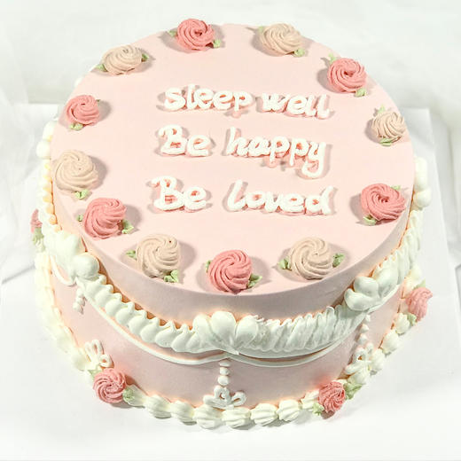 【甜言蜜语】-新鲜水果夹心    复古生日蛋糕 商品图1