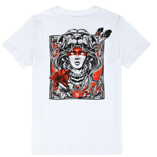 NMT-1623欧美版复古潮流个性创意印花图案纯色圆领青年短袖T恤衫 商品图5