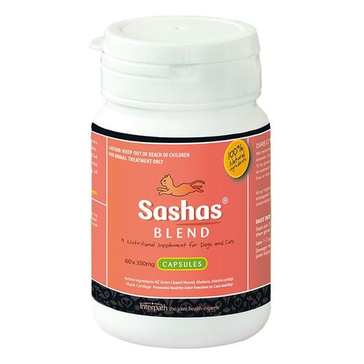 Sashas萨沙鲨鱼软骨素 澳洲原装进口 猫咪专用 60粒/瓶 商品图0
