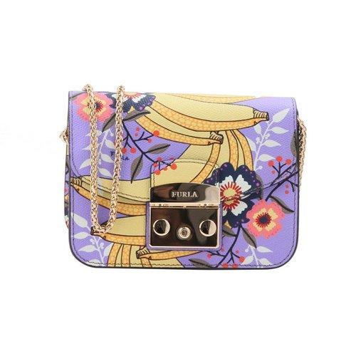 FURLA/芙拉 METROPOLIS系列 女士印花牛皮单肩斜挎包小猪包小方包链条包女包 多色可选941742 商品图10