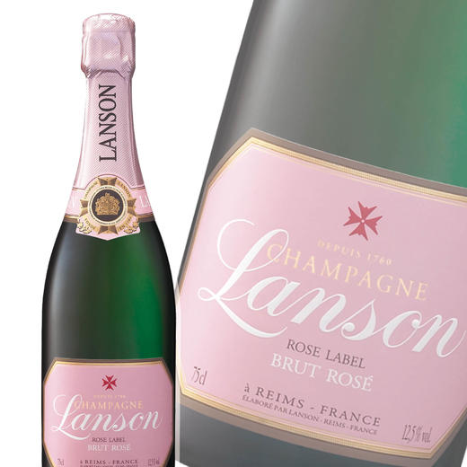 岚颂桃红香槟 Champagne Lanson Rose 750ml 商品图0