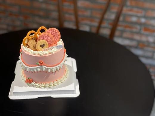 母亲节小4寸饼干款奶油蛋糕 商品图0