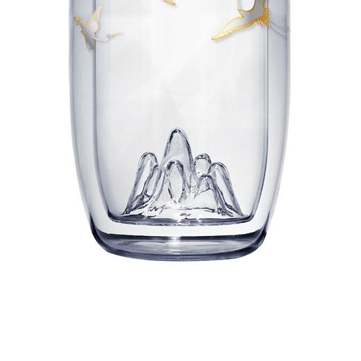 金银烧仙鹤双层玻璃杯 商品图2