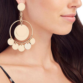北京仓｜Eddie Borgo-Ios Coin-耳环［美国设计师］
