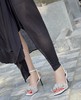 westory女鞋2021夏季新款方头高跟细跟一字带凉鞋外穿W21BG60821 商品缩略图0
