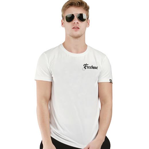 NMT-1623欧美版复古潮流个性创意印花图案纯色圆领青年短袖T恤衫 商品图0