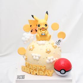 皮卡丘球形蛋糕