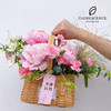 夏日-芍药混搭花篮 商品缩略图0