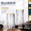 金银烧仙鹤双层玻璃杯 商品缩略图0