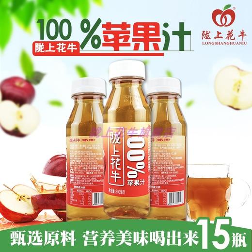 陇上花牛 100%苹果汁 300ml*15 商品图2