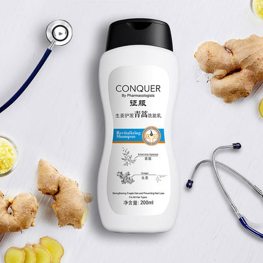 征服青蒿止痒系列洗发乳平衡头皮头发酸碱度控油保水清爽发丝 商品图2