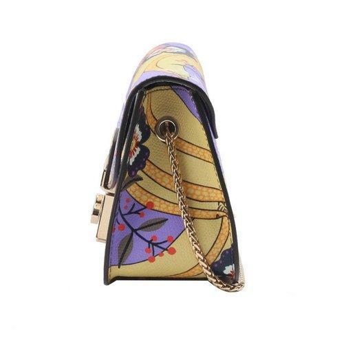 FURLA/芙拉 METROPOLIS系列 女士印花牛皮单肩斜挎包小猪包小方包链条包女包 多色可选941742 商品图12