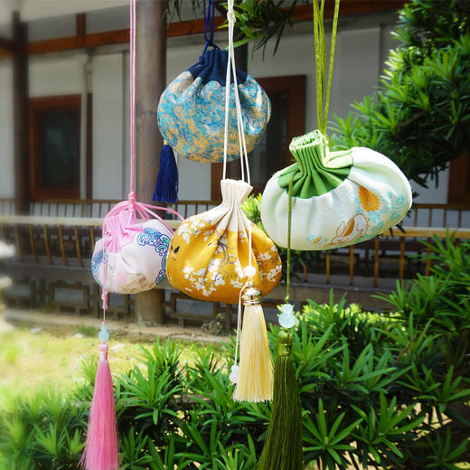 叶开泰“花鸟风月”古风草本香囊礼盒 商品图4