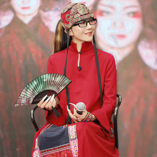 繁花汉瓦刺绣连衣裙 |  杨老师同款 | 长袖短袖 | 惊艳全场  商品图2