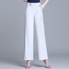 上海旗袍厂XBMY-21072夏季新款刺绣阔腿裤韩版高腰显瘦宽松垂坠感休闲裤 商品缩略图0