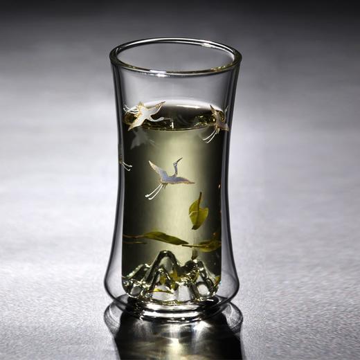 金银烧仙鹤双层玻璃杯 商品图5