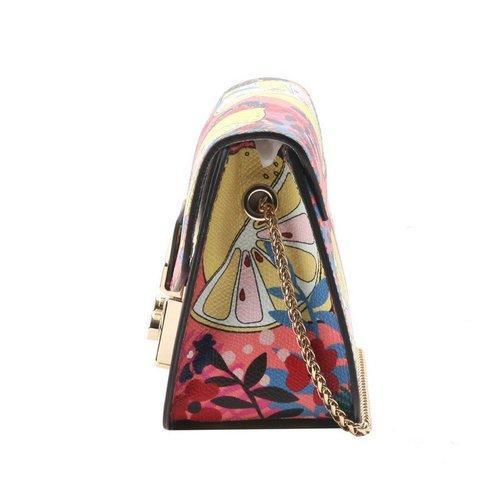 FURLA/芙拉 METROPOLIS系列 女士印花牛皮单肩斜挎包小猪包小方包链条包女包 多色可选941742 商品图7