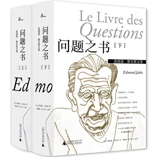 【毛边本】埃德蒙·雅贝斯文集：问题之书（上、下）埃德蒙·雅贝斯 著 刘楠祺 译 商品图0