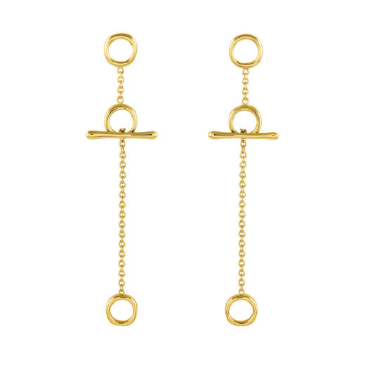 J.HARDYMENT | Small T-Bar Link earrings [耳环 4色] 商品图0