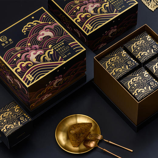 【臻选出粽】KAMWAH锦华礼【黑松露粽享礼】鲜肉海鲜大粽子手工新鲜盒装1000g 商品图0