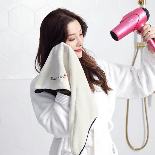 【洗头巾干发帽】女长发成人居家布艺浴帽包头巾单层加厚吸水 商品图1