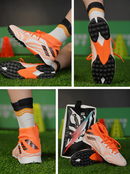 阿迪达斯NEMEZIZ .3 TF中端中帮欧洲杯配色足球鞋男FW7345 商品图2