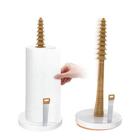 安雅拉不倒厨房纸巾架160*160*352MM/D830/白色