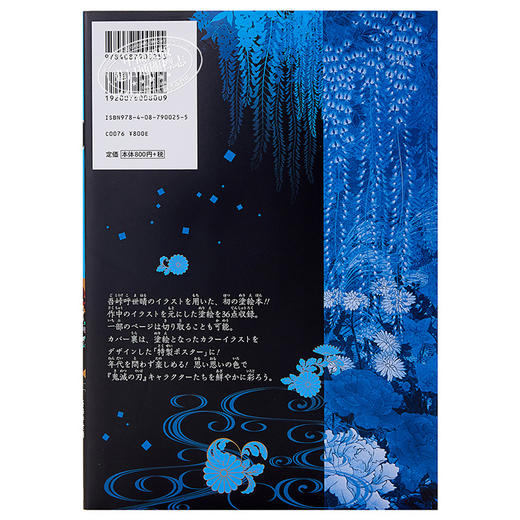 【中商原版】鬼灭之刃涂色帐 蓝色篇 日文原版 鬼滅の刃 塗絵帳 蒼 商品图1