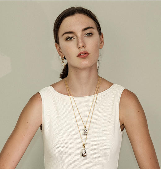 J.HARDYMENT | 3 Thumbprint Link (Medium) earrings [耳环 3色] 商品图2