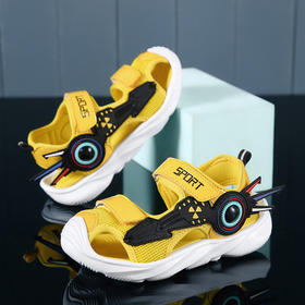 【儿童凉鞋】-夏季新款包头软底休闲鞋儿童宝宝凉鞋韩版沙滩鞋