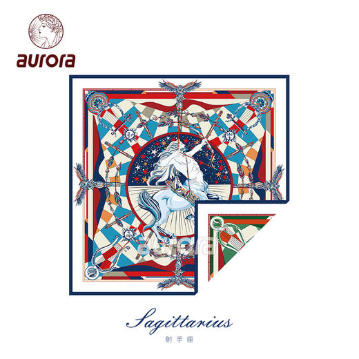 十二星座系列真丝丝巾 商品图7