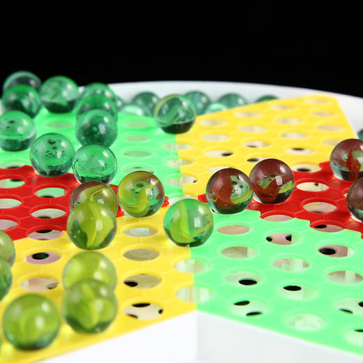 成功跳棋3362大人儿童益智小学生弹珠玻璃球 商品图3