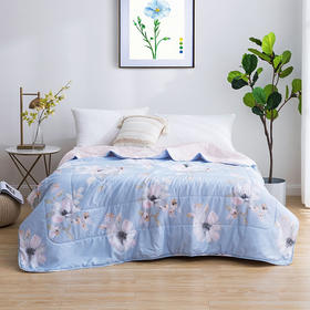 罗莱家纺 花语微澜清逸夏被XHR