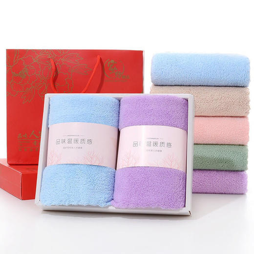 【毛巾礼品套装】纯棉毛巾礼盒套装 生日寿宴活动结婚礼品毛巾套装居家布艺 商品图8