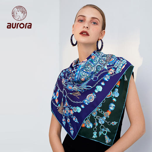 华彩盛放 丝巾 商品图0