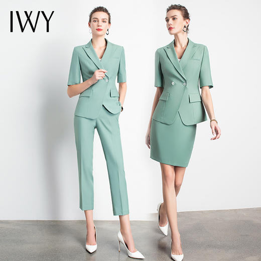 IWY/西装职业装女女款上班气质正装小外套名媛时尚办公室高档
CPS11235 商品图4