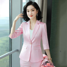 XZ6121+220新款时尚名媛气质小西服职业两件套