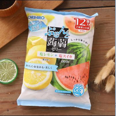 日本ORIHIRO蒟蒻果冻低卡高纤-240g（青提&香橙/草莓&哈密瓜/白桃&芒果/柚子菠萝/苹果葡萄/水蜜桃&荔枝 商品图8