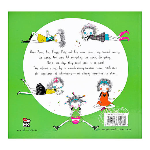 【中商原版】Tina Snerling：Peas in a Pod	一荚之豆 英文原版 4-7岁 商品图1