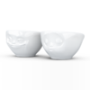 【Fiftyeight 】德国原产陶瓷碗表情碗2件套200ml 亲亲与微笑 商品缩略图1