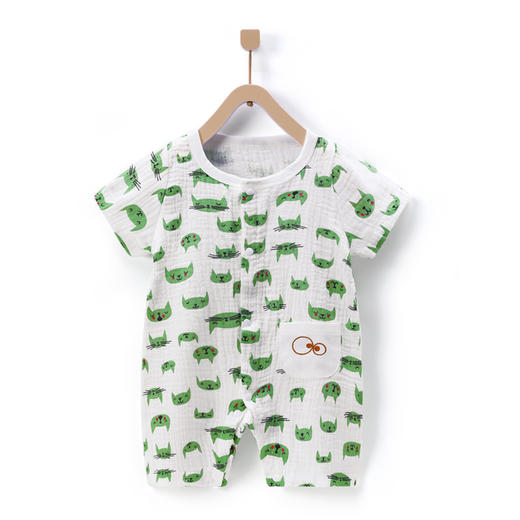 【母婴用品】优布兜  夏季薄款纯棉婴儿连体衣 商品图1