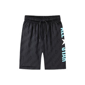 Converse匡威商场同款童衣童装夏新男儿童清凉速干印花五分短裤CV