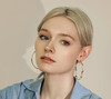 J.HARDYMENT | 55mm Multi Long Face Hoop earrings [耳环3色] 商品缩略图1