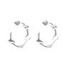 J.HARDYMENT | 30mm Multi Wide Face Hoop earrings [耳环3色] 商品缩略图1