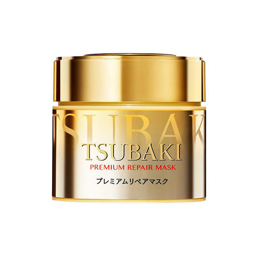 日本资生堂tsubaki/丝蓓绮0秒奢华修复染烫受损金罐发膜180g 商品图0
