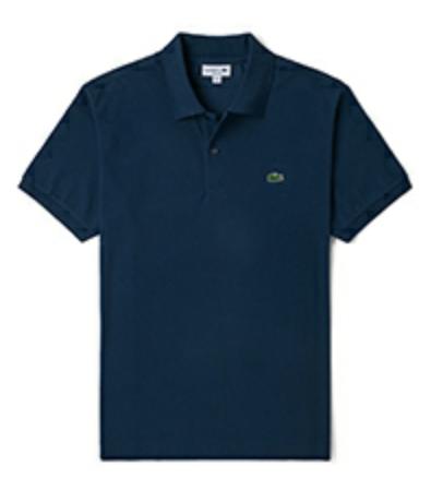 L1212-98  166  LACOSTE经典款宽松短袖POLO衫藏青色 商品图0