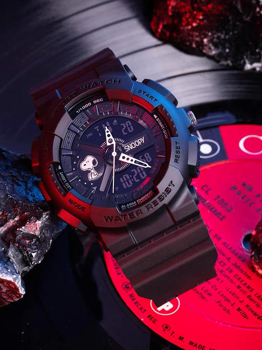 520情侣表💗时刻美x史努比70周年纪念款男女运动手表正版ip授权 商品图3