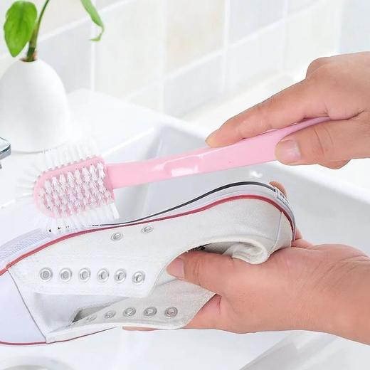 韩国五面鞋刷 多用多功能刷鞋洗鞋工具鞋刷子 家用长柄清洁鞋刷子 商品图4
