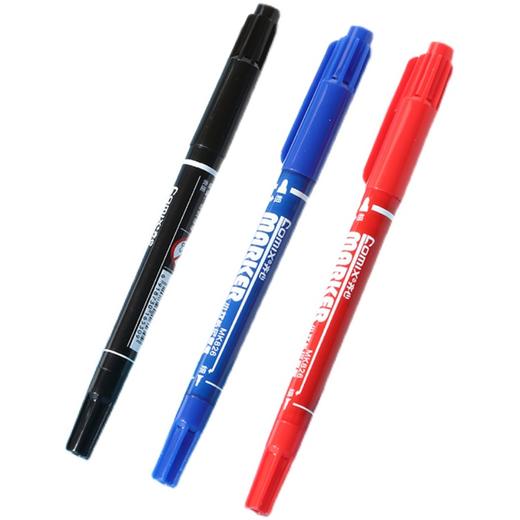 齐心小双头记号笔0.5-1.0MM/MK826 商品图0