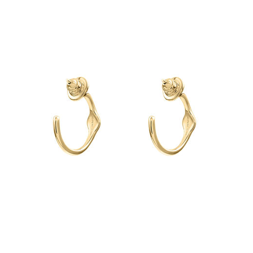 J.HARDYMENT | 17mm Single Long Face Hoop earrings [耳环3色] 商品图2